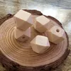 10 12 mm 나무 기하학적 구슬 쥬얼리에 대 한 자연 미완성 된 나무 구슬 DIY 액세서리 만들기 나무 목걸이 도매 100PCS