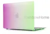 Retina ile MacBook Air Pro için Dazzle Renk Mat Sert Kauçuk Kılıf Kapak Koruyucu 12 13 15 inç Dizüstü Bilgisayar Kristal Renkli Yağmur 8556556