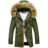 Wholesale- 2016 Winter Men's Fur Hooded Coat Casual Army Tactical Jacket Coat  Male Sweatshirt Windbreaker Jacket Waterproof Plus Size