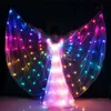 Светодиодные плащ полноцветные бусины пользовательские танец светодиодные бабочка танец крылья новый