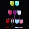 Thermal Cold Insulation 10oz Wine Glasses WINE GLASS Cup Goblet Bilayer 10oz Wine Glasses Stainless Steel goblet