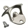 Convenient Stainless Steel Wall Mounted Opener Wine Beer Soda Glass Cap Bottle Kitchen Tool