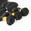 Wholesale Brazilian Virgin Human Hair Extensions Natural Black Color 3pcs Body Wave 100% Virgin Brazilian Human Hair Weave Bundles