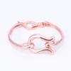 Conjuntos de joyería africana para mujer, moda de oro rosa, boda nupcial, elegante, romántico, collar de boda, pendiente, brazalete, anillo, conjuntos de joyería