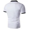 2017 magliette calde degli uomini di modo Commercio all'ingrosso Poloshirts delle bande di marca Stampa Tees di lusso Anti-Shrink Vestiti di estate Vendita poco costosa