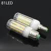 E27 E14 24W SMD5730 LED-lamp 7W 12W 15W 18W 220V 110V Graanverlichting LED-bollen Kroonluchter 36 48 56 69 72 LED's