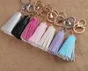 Fashion DIY Tassel Keychain Key Ringar för koppling och handväska Kvinnor Nyckelkedja Charms väska Hänge Bil Keyring Holder Retro Smycken