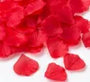 Konstgjorda blommor Rose Petal 100 st / Set Artificiell växt Fake Red Blommor Petal Bröllopsdekoration