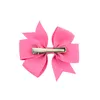 Garotas Bowknot Hairpins 3 polegadas Ribans Grostain Arcos com clipes de jacaré Acessórios para o cabelo infantil Boutique Bow Barrette 40Colors YL564