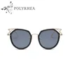 2021 Cat Eye Sunglasses Dames Luxe Design Zonnebril met Doos Logo UV400 Polariseren voor en gevallen