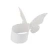 Hurtownia- 50pc Paper Butterfly Pierścienie serwetki na wesele imprezę Serviette Table Dekoracja 3D Butterfly Paper Ring Ringer