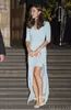 Jenny Packham Kate Middleton Sky Blue Evening Dress High Low Celebrity Dress Formal Prom Party Event Gown6474312