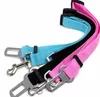 New Dog Collars Pet Car Safety Seat Belt Seat Clip Seatbelt Harness Restraint Lead Adjustable Leash Travel Collar LLFA