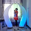 Bonne décoration de fête belle courbe éclairage cône de mariage gonflable pour les décorations fabriquées en chine venir avec souffleur d'air