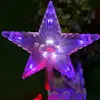 Modes Flash RGB 20CM Big Star Light Waterproof Fairy LED String Lights AC110V-220V For Christmas Party Wedding Decoration