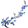 New Plum Blossom Flower Applique Clothing Embroidery Patch Fabric Sticker Iron On Sew On Patch Craft Sewing Repair Embroidered2200942