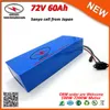 Batterie au Lithium Rechargeable haute puissance 20S17P Li-Ion 72V batterie de vélo électrique 72V 72V 60Ah pour moteur 7200W