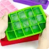 15 kwadratów Food Grade Silicone Ice Making Mold Ice Cube Silikonowe Formy Party Favors BPA za darmo