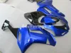 Kit carene aftermarket per Kawasaki Ninja ZX6R 2007 2008 carene blu per moto nero ZX6R 07 08 MA12