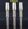1pcs Titanium Tips Mini Micro NC Kit Domestern Titan Nail 10mm 14mm 18mm GR2 Inverterad nagelkvalitet 2 TI Nails för glas bongs