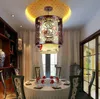 Klassieke Chinese stijl houten hanglamp vintage eetkamer hanglamp thee huis gang balkon opknoping lampen llfa