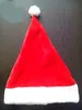 Wysokiej jakości Christmas Hat Dorosłych Christmas Party Cap Czerwony Pluszowy Kapelusz Dla Santa Claus Kostium Christmas Decoration Prezent WA1499