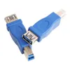 Hot Sale USB 3.0 Skriv en kvinna till Typ B Manlig kontaktdon Adapter USB 3.0 Converter Adapter AF till BM