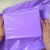 25 * 35 cm Purple Poly Mailer Wysyłka Plastikowe Torby Opakowania Produkty Poczta przez Kurier Schowek Materiały wysyłkowe Samoprzylepne Pakiet Pakiet
