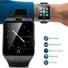 Q18 slimme horloges voor Android-telefoons Bluetooth Smartwatch met camera Q18 Ondersteuning Tf sim-kaartsleuf Bluetooth NFC-verbinding2859150