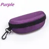 Fashion internal EVA sunglasses case sporty cashmere with hook pressure essential travel sunglasses case 12colors Unisex B0061