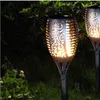 LED Solar Jardim Chama Da Lâmpada de Luz Flicker Candle Powered Solar IP65 À Prova D 'Água Pendurado Lâmpada Decorativa Para Pathes Ao Ar Livre