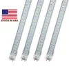 G13 T8 4ft SMD2835 144Leds Led Tube Double pins 28W 3000lumens Теплый холодный белый светодиодный люминесцентный светильник Clear / Frosted Cover бесплатная доставка