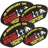 Custom In Memory Of Vietnam Cap Patch Custom Badge Iron On Or Sewing Jacket Backing Or Chest Size 263W