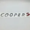 Coopers Coop-er S Badge Emblem Decal Letter Sticker para mini arranque de bota Trank Trunk Decal233m