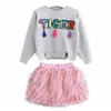 ins baby Girls Jailts New Fleecy Autumn Kids Tutu Skirt Sweet Kids Mini Mini Fashion Girl Boutique Clothing C18803201140