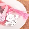 Happy Boy Bookmark Boxed With Tag Ribbon For Bridal Baby Shower Christening Wedding birthday Favor WA1413