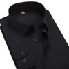 Por atacado- Vestirervice tamanho grande s - 5xl 6xl 7xl 8xl listra masculina manga comprida negócio camisa casual cor sólida homens vestido social homens camisa