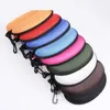 أزياء الأزياء Eva Sunglasses Case Sporty Cashmere مع ضغط الخطاف الأساسي للنظارات الشمسية Case 12Colors للجنسين B0061