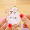 Wholesale- 4 PCS Lytwtw's Korean Sticky Notes Cute Kawaii Snowman Post Notepad Filofax Memo Pads Office Supplies School Stationery Scratch