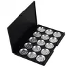 10 Pcs /lot Professional Empty Make Up Pigment Aluminum Palette Pans Case Makeup DIY 15 Grid Beauty Tools1