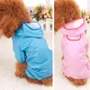 hayvanlar ücretsiz gönderim için yavru ürünler için küçük köpekler köpek giysileri teriyer elbise Naylon pet yağmurluk giysileri yağmur ceket
