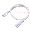 1ft 2ft 3ft 4ft 5ft verlengsnoer T5 T8 connector kabel koord draad voor geïntegreerde LED fluorescerende buis DHL gratis verzending