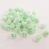 10 cores atacado 50 pçs / saco espuma pe subiu handmade diy casamento decoração de casa multi-uso de cabeça de flor artificial g599