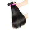 Peruvian Malaysian Indian Brazilian Virgin Straight Weaves Hair With Closure 8A Human Hair With Closure 3 OR 4 Bundles With Closur9368507