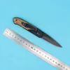 Factory Direct Butterfly DA44 Survival Folding Mes Houten Handvat Zwart Oxide Afwerking Blade Tactical Knifes EDC Pocket Messen