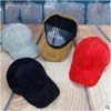 Creative Corduroy Ball Caps Women Men's Solid Stripe Baseball Caps Fashion Street Style Sun Caps Free Shipping