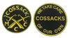 새로운 도착 Cossacks Texas MC 자수 아이언 온 바이커 라이더 패치 풀 백 크기 재킷 조끼 배지 SGT ARMS ROCKER PA281R