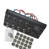 12V lub 24 V DC 4 Gang 5 Breakers LED Wodoodporny przełącznik panelu przełączający łódź morska RV new4010140