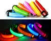 LED Dog Collars Riemen Nylon Pet Dog Collar Night Safety Light Flashing Glow in the Dark Small Dogs Pets Leash