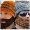 Men and Women Cycling Snowboard Beard Beanie Mustache Face Mask Caps Winter Warm Knitted Skull Hat Cap